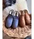Warme Charentaises-Hausschuhe aus Lammfell fur Herren und Damen