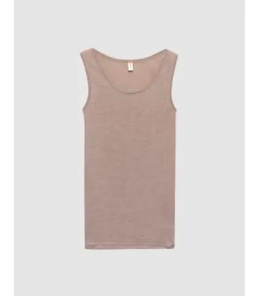 Débardeur femme pure laine mérinos rose ballerine