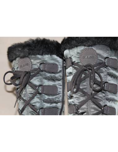 Bottes chaudes de neige femme cuir hydrofuges