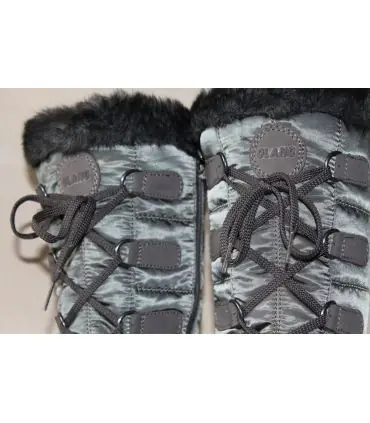 Women's snow boot hydro repellent suede and textile upper Olang FENICE
