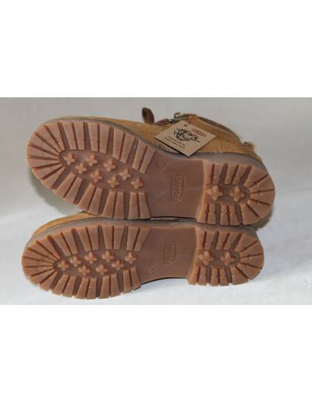 Cálidos botines de ante con estampado de cocodrilo y cuello de conejo- Olang Imperial