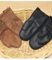 Genuine lambskin Men's Mittens