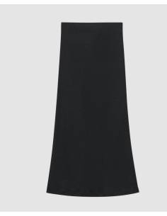 Women's pencil skirt, black or chestnut 2