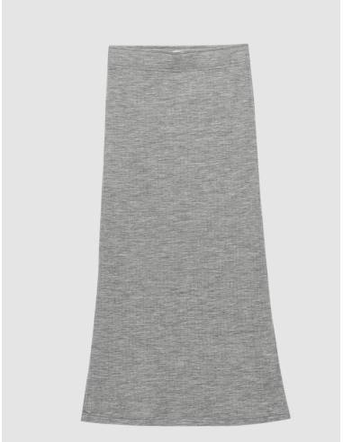 Jupe femme droite type crayon noir ou chataigne