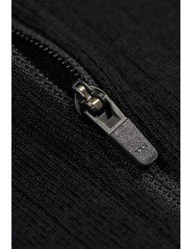 Herren Polo shirt  Merinowolle mit langen Ärmeln grau