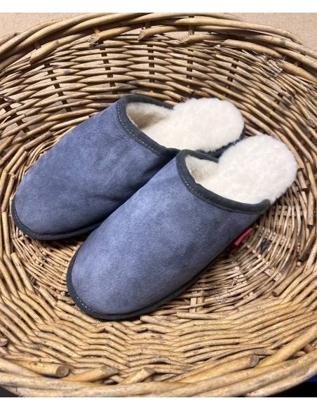 Men's nordic slippers in guenuine lambskin