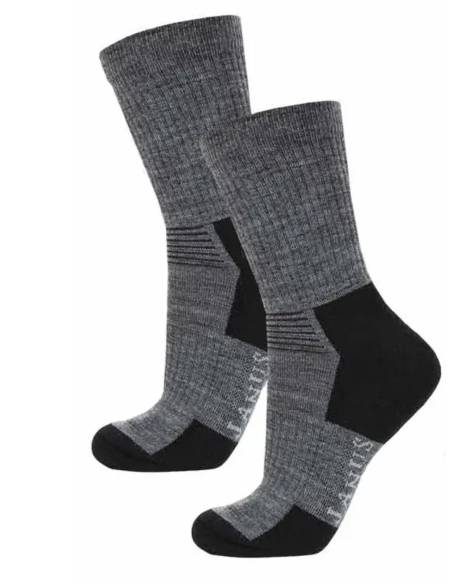 Lot de 2 paires de chaussettes chaudes en laine