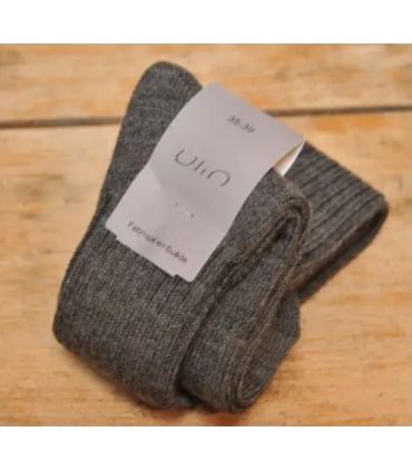 Damen Kinder Wollsocken Knielhohe Mit Zopt-muster