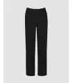 Pantalon femme large et fluide en pure laine mérinos 