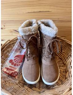 Women's winter boots in waterproof leather with wool lining - Olang HUPA