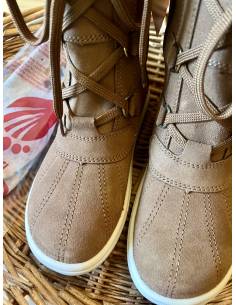 Women's winter boots in waterproof leather with wool lining - Olang HUPA 2