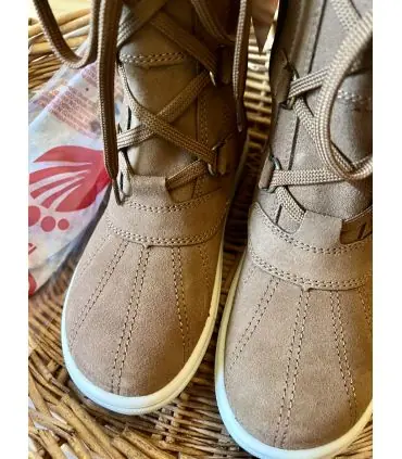 Botas de invierno para mujer en piel impermeable con forro de lana - Olang HUPA