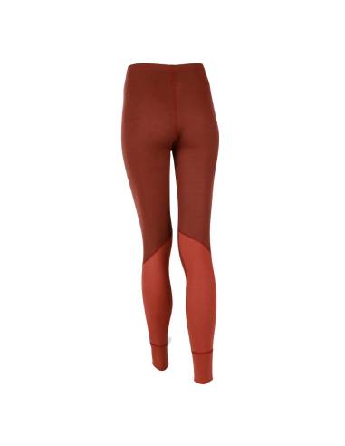 Leggings deportivos de lana merina para mujer, azules o rojos