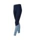 Women's merino wool sports leggings, blue or red