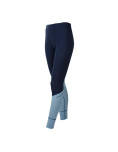 Women's merino wool sports leggings, blue or red