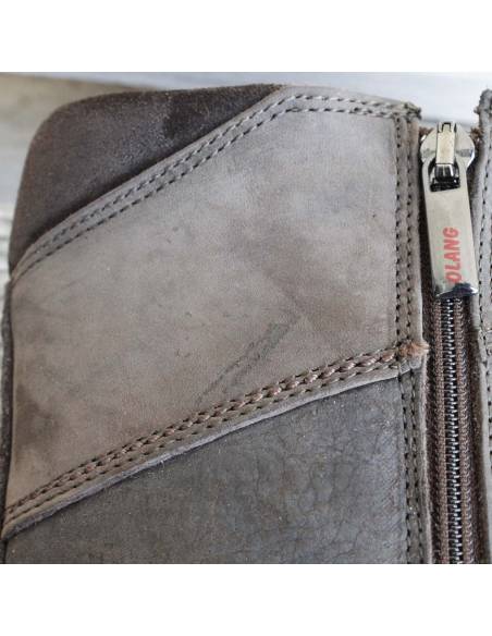 Bottes pour homme d'hiver en cuir gras LEGER TRACE COLLE