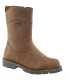 Fat leather winter boots for men