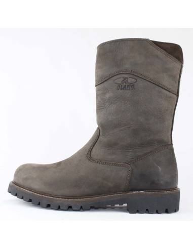 Bottes pour homme d'hiver en cuir gras