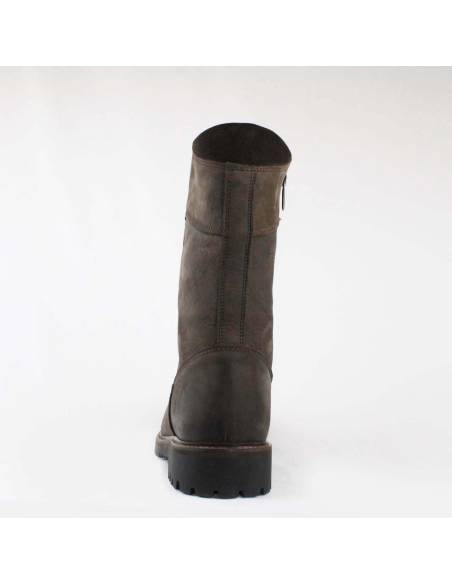 Bottes pour homme d'hiver en cuir gras