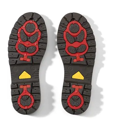 Herren-Stiefel gefüttert Schafsleder aus Fettleder mit Spikes OC system
