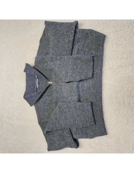 Pullover Herrenpullover aus reiner weicher Schurwolle mit Stehkragen