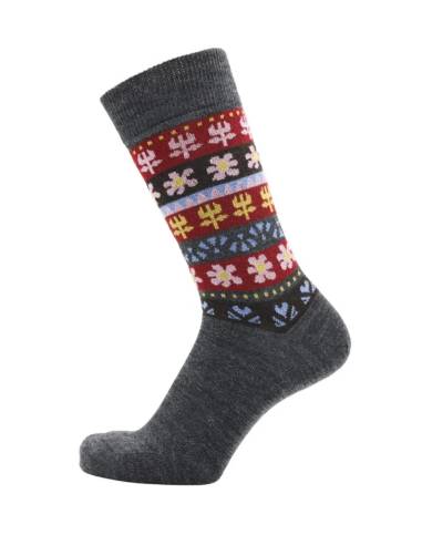 Damen Socken Merino Wolle Bengt et Lotta rosa und rot