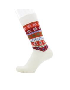 Damen Socken Merino Wolle Bengt et Lotta rosa und rot 2