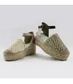 Women's flat espadrille black or beige