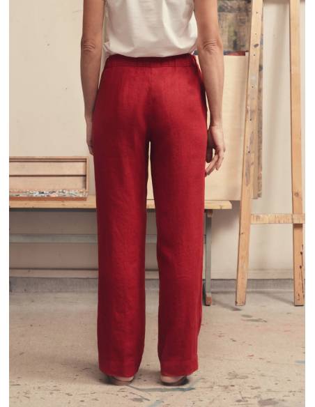 pantalones de chándal de pura lana merino para mujer