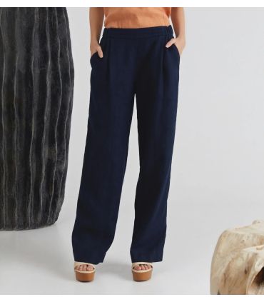 pantalones de chándal de pura lana merino para mujer