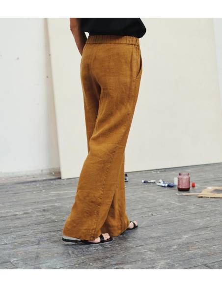pantalones de chándal de pura lana merino para mujer