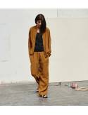 Pantalon fluide femme en pur lin