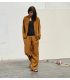 pantalones de chándal de pura lana merino para mujer