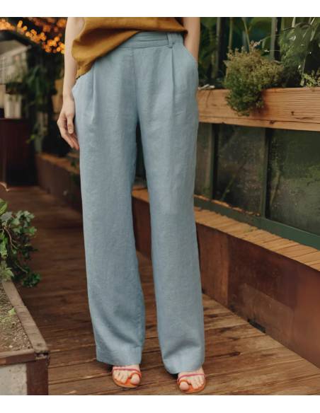 pantalones de chándal de pura lana merino para mujer