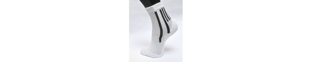 Merino-Wolle, Baumwolle oder Coolmax Socken Sport X Silber